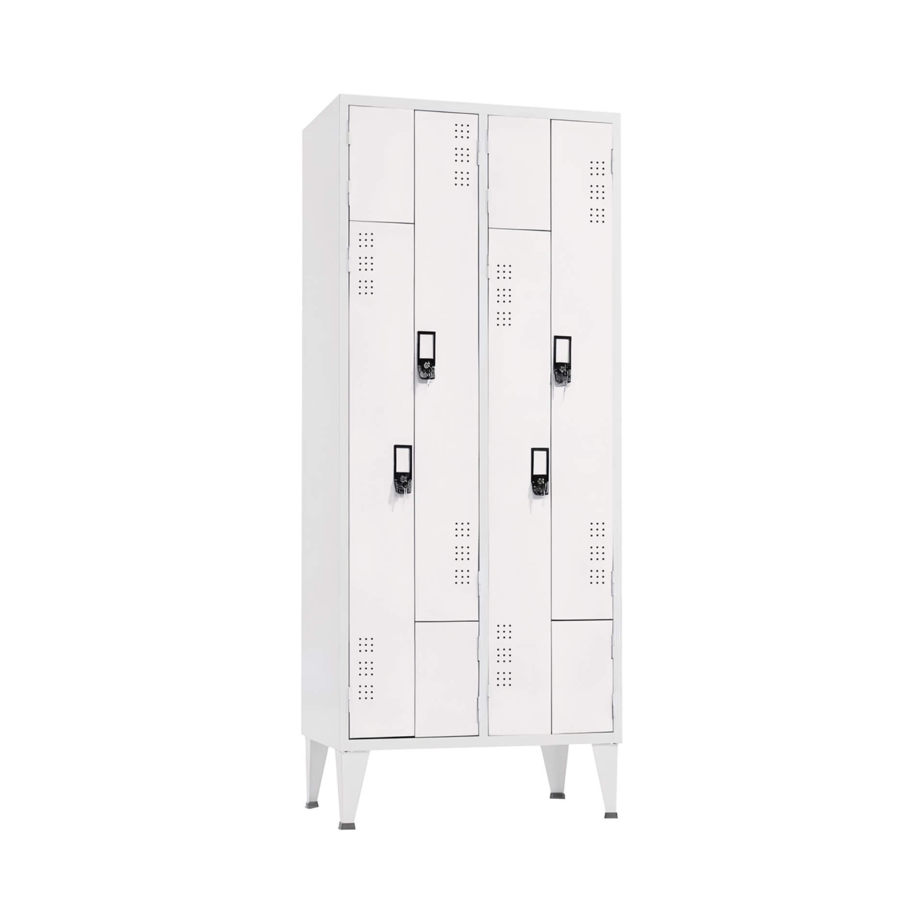 Product Double Cabinet Z door, 4 lockers, Metal
